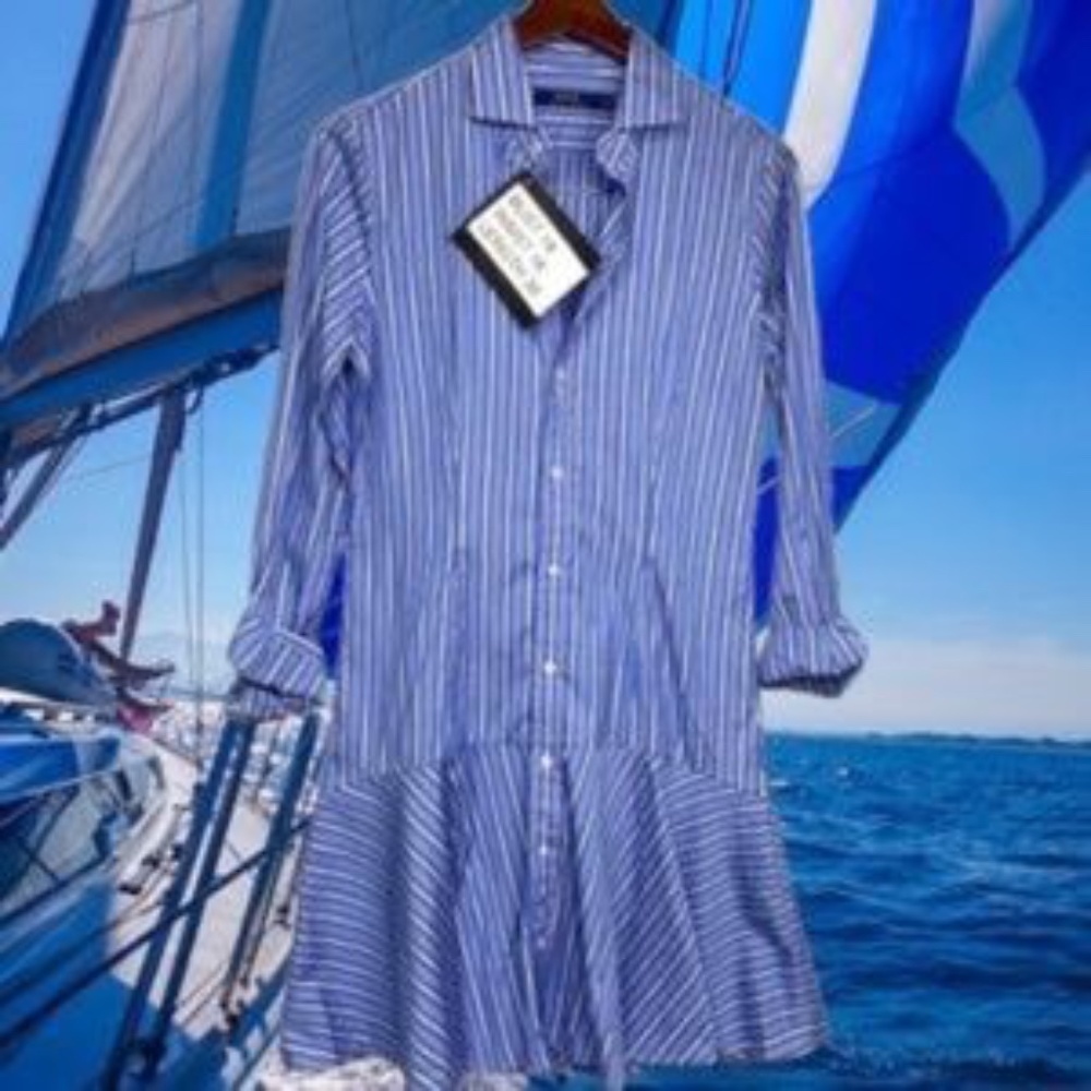 Ralph Lauren Polo Shirt Dress Size 6 Just Dry Cleaned